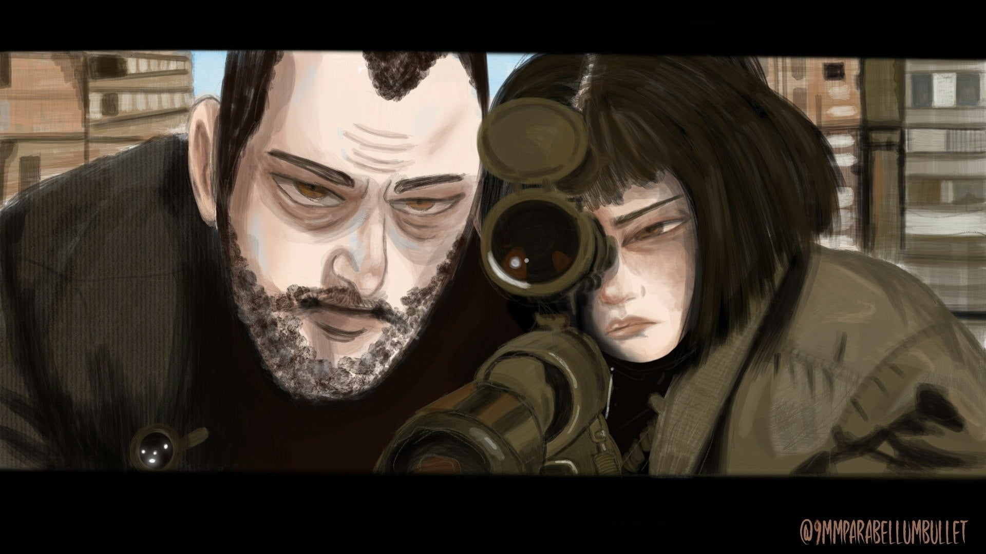 Léon: The Professional (1994) – Lección en la Azotea